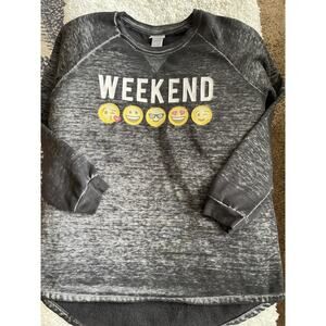 Freeze juniors sz. L emoji sweatshirt. Fun, great shape